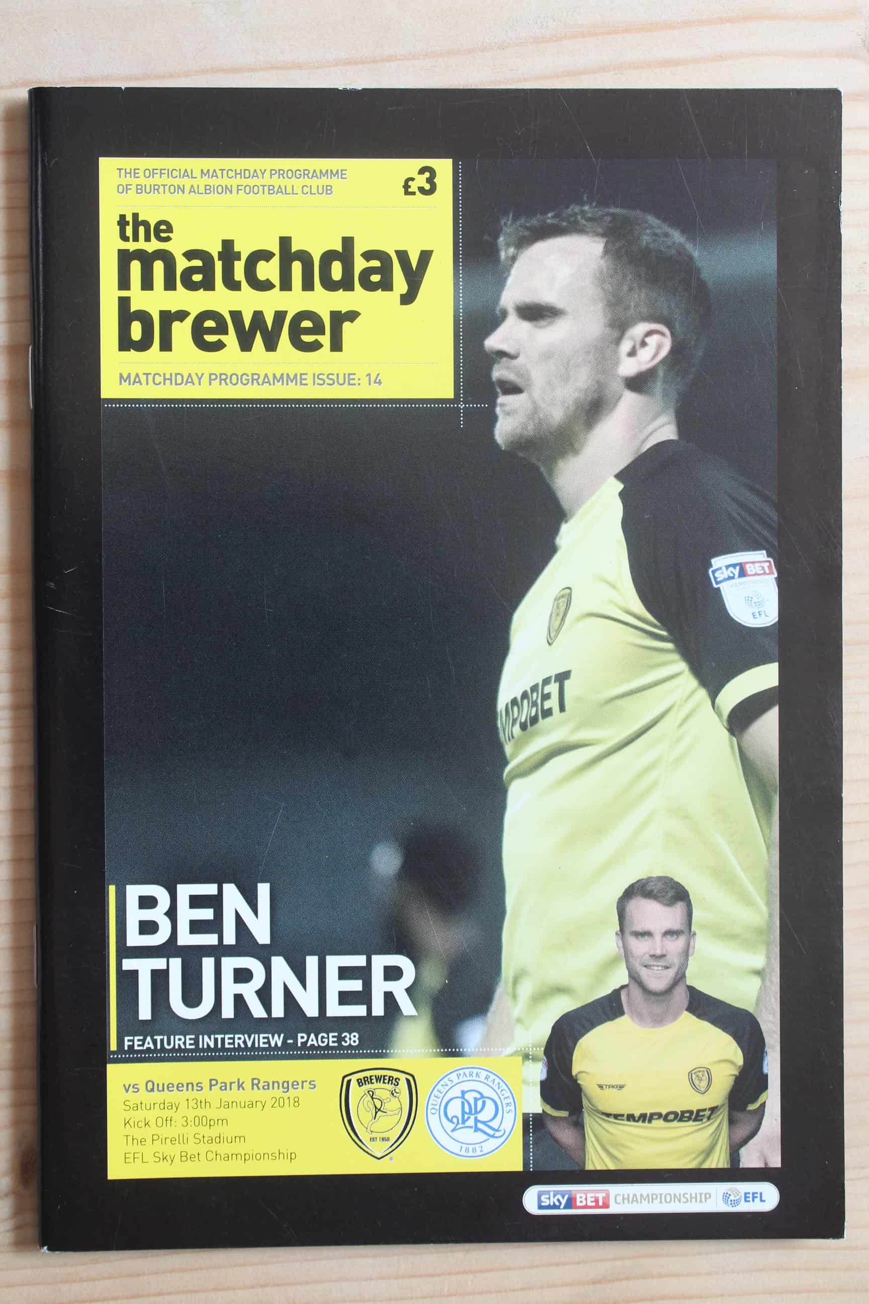 Burton Albion FC v Queens Park Rangers FC